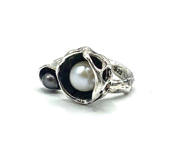 Zonder minimumprijs - Ring Zilver Parel, Sieraden, Tassen en Uiterlijk, Ringen
