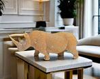 Decoratief ornament - Italië - Gouden Neushoorn