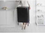 Brabantia Bo Touch Bin Hi Prullenbak - 60 liter - Matt Black, Huis en Inrichting, Woonaccessoires | Prullenbakken, Verzenden, Zo goed als nieuw