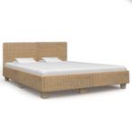 vidaXL Bedframe handgeweven echt rattan 180x200 cm, Huis en Inrichting, Eenpersoons, Bruin, Verzenden, Nieuw