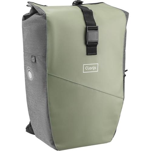 Clarijs rugtas variobag 24L olijf-grijs, Fietsen en Brommers, Fietsaccessoires | Fietstassen, Nieuw