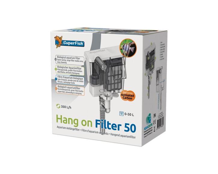 Superfish Hang On Filter 50, Dieren en Toebehoren, Vissen | Aquaria en Toebehoren, Ophalen of Verzenden