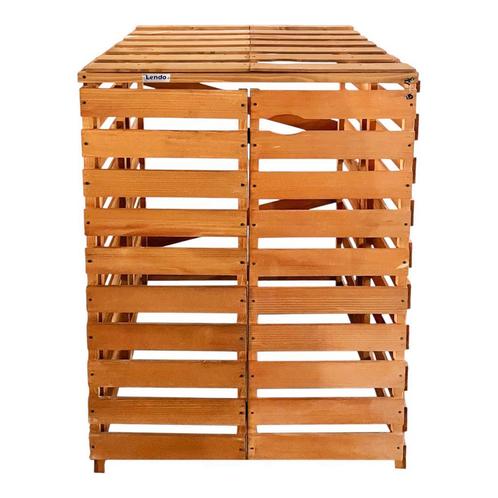 1x Containerombouw | Kliko ombouw | Containerberging | Bruin, Tuin en Terras, Bergingen en Tuinkasten, Nieuw, Hout, Containerberging