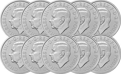 10 troy ounce - Zilver .999 - Britannia 2025 - 311 gram -, Postzegels en Munten, Edelmetalen en Baren