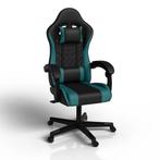 Gamingstoel / Bureaustoel HyperSeat - Zwart / Turquoise, Verzenden, Nieuw