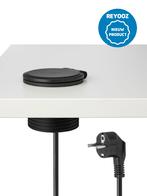 Universele inbouw powerbox met deksel - 80mm - zwart - 1..., Nieuw in verpakking