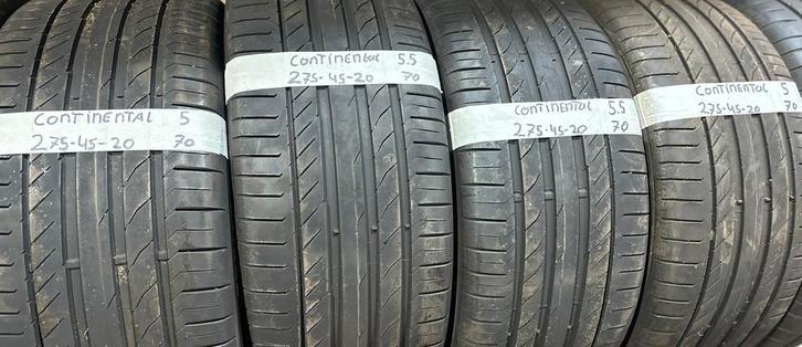 2x275-40-20 Continental Zomer 2x5m 2x5.5m Prijs Ped Band, Auto-onderdelen, Banden en Velgen, 21 inch, Winterbanden, 275 mm, Personenwagen