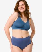 HEMA Dames tailleslip katoen - 2 stuks blauw, Kleding | Dames, Ondergoed en Lingerie, Verzenden, Blauw