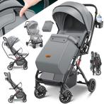KIDIZ® Kinderwagen - Wandelwagen - Kinderbuggy - Grijs, Caravans en Kamperen, Verzenden, Nieuw