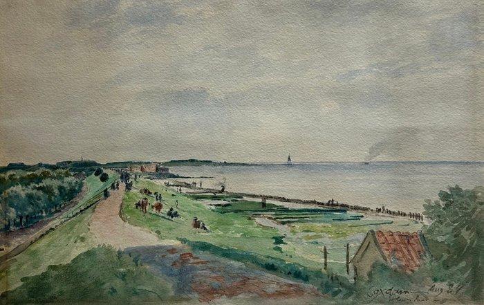 Cox David (1783-1859) - Marina, Antiek en Kunst, Kunst | Schilderijen | Klassiek