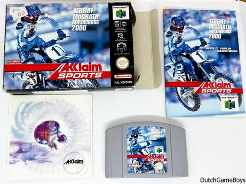 Nintendo 64 / N64 - Jeremy Mcgrath Supercross 2000 - EUR, Spelcomputers en Games, Games | Nintendo 64, Gebruikt, Verzenden