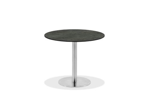 Niehoff Bistro Tafel Roestvrij Staal Rond - Grijs, Tuin en Terras, Tuintafels, Ophalen of Verzenden