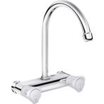 GROHE Costa-L wand-gootsteenmengkr. + bovenuitloop 150mm -, Ophalen of Verzenden, Nieuw