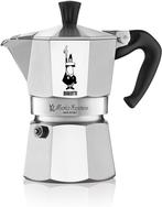 Bialetti Moka Express Espressomachine, Aluminium, Grijs, 6 K, Verzenden, Nieuw