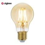 Zigbee LED filament lamp dimbaar E27 - A60 - Goud - 2200K, Nieuw, Verzenden