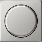 GIRA Systeem 55 Draaiknop dimmer Edelstaal 065600, Doe-het-zelf en Verbouw, Elektra en Kabels, Ophalen of Verzenden, Nieuw
