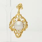 Hanger - 18 karaat Geel goud - Parel - Bouton parel