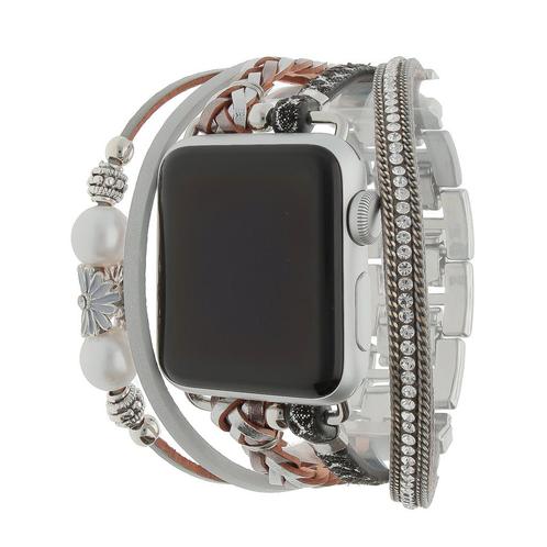 Apple Watch Stalen Accessoires Schakel Band Zilver, Sieraden, Tassen en Uiterlijk, Overige Accessoires, Nieuw, Verzenden