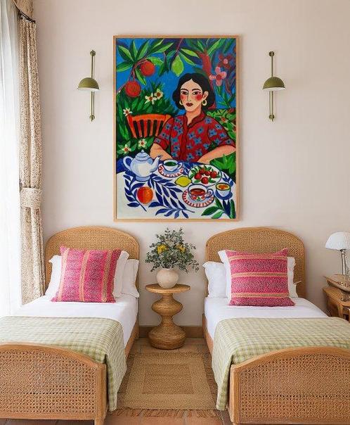 E. García - LA BELLA GITANA XL (NO RESERVE), Antiek en Kunst, Kunst | Schilderijen | Modern