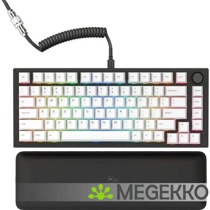 Glorious GMMK Pro Prebuilt Black Slate 75% toetsenbord, Computers en Software, Toetsenborden, Nieuw, Verzenden