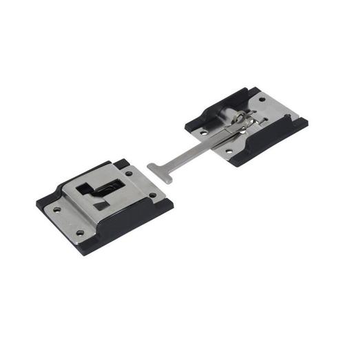 Deur vastzetter - Met tegenstuk - 130 x 45mm - Inox staal, Auto diversen, Auto-accessoires, Nieuw, Ophalen of Verzenden