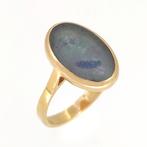 Ring - 18 karaat Geel goud Opaal