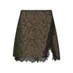 Nenette • korte kanten rok • L (IT46), Verzenden, Zwart, Maat 42/44 (L), Nenette