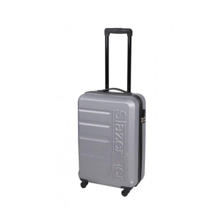 2dekans | Slazenger Silver Wheels Trolley S - 62x37x24 cm, Sieraden, Tassen en Uiterlijk, Koffers, Zo goed als nieuw, Ophalen of Verzenden