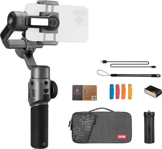 Zhiyun Smooth 5S Combo Gimbal - Grijs, Audio, Tv en Foto, Fotografie | Lenzen en Objectieven, Verzenden
