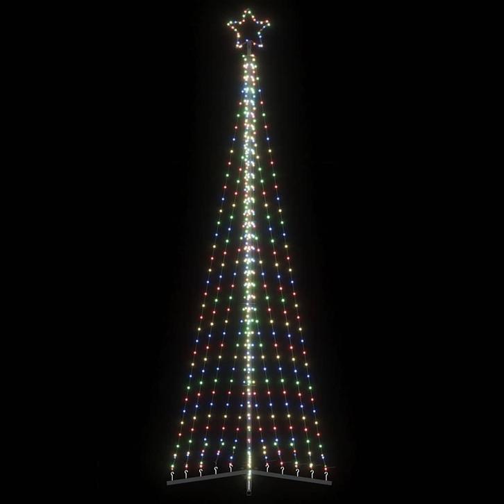 vidaXL LED-kerstboom 495 LEDs kleurrijk 300,5 cm, Diversen, Kerst, Nieuw, Verzenden