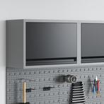 vidaXL Gereedschapskast wamdmontage met gasliftdeur 50x25x35, Doe-het-zelf en Verbouw, Verzenden, Nieuw