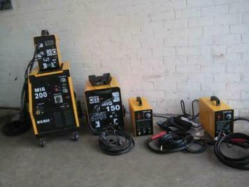 lasapparaten 130 , 150 en 200 ampere nieuw beschikbaar voor biedingen