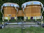 Latin Percussion Matador met nieuwe vellen, statief en tas, Muziek en Instrumenten, Percussie, Ophalen of Verzenden, Gebruikt