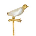 Zonder Minimumprijs - Speld - 14 karaat Geel goud - Parel -