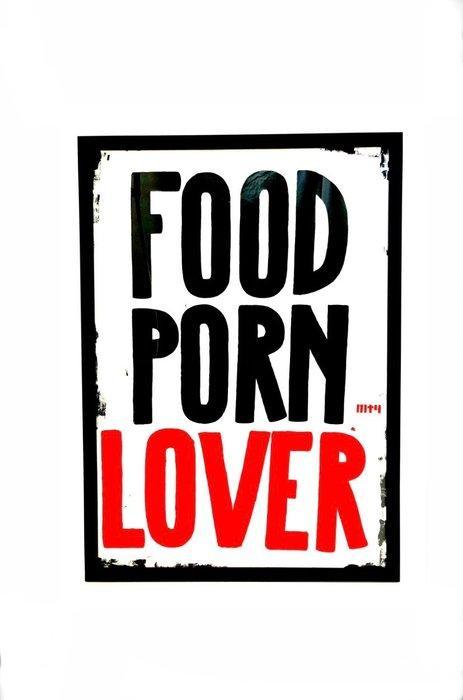 MT4 (XX-XXI) - FOOD PORN LOVER, Antiek en Kunst, Kunst | Schilderijen | Modern