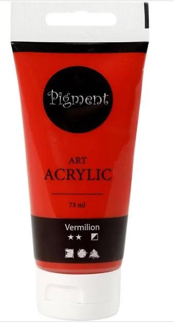 Allesverf acryl 75 ml - semi-glanzend semi-dekkend primair, Hobby en Vrije tijd, Knutselen, Nieuw, Ophalen of Verzenden