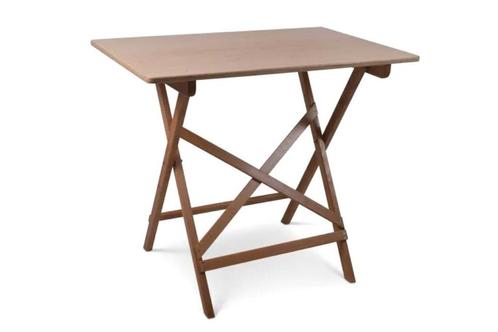 Bistro – Houten klaptafel | Vintage, Huis en Inrichting, Tafelonderdelen, Kunststof, Ophalen of Verzenden