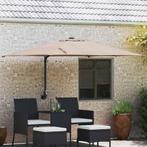 vidaXL Wandgemonteerde Tuinparasol Taupe 247 cm, Tuin en Terras, Verzenden, Nieuw, 2 tot 3 meter