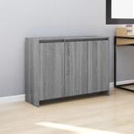 vidaXL Dressoir 102x33x75 cm bewerkt hout grijs sonoma, Huis en Inrichting, Kasten | Dressoirs, 100 tot 150 cm, Verzenden, Nieuw