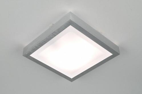 Rietveld Plafondlampen - Wit, Aluminium - Geschuurd Aluminiu, Huis en Inrichting, Lampen | Plafondlampen, Verzenden