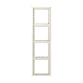Jung LS990 afdekraam 4-voudig crème - LS984W, Doe-het-zelf en Verbouw, Elektra en Kabels, Stopcontact, Nieuw