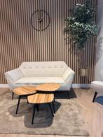 Linea d’Oro – Luxe Metalen Wandklok – 60 cm – Zwart & Goud –, Huis en Inrichting, Verzenden, Nieuw, Analoog, Wandklok