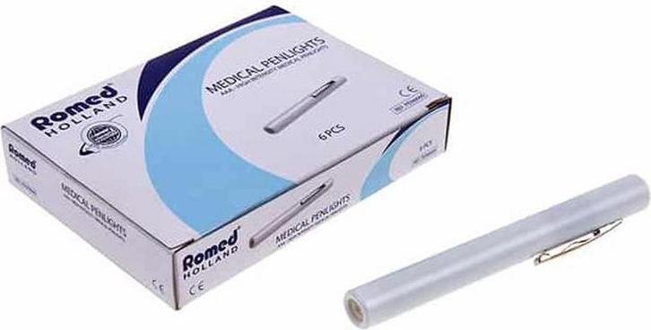 Romed penlights 6 stuks - pupillampjes - ooglampjes - medisc, Diversen, Verpleegmiddelen, Nieuw, Verzenden