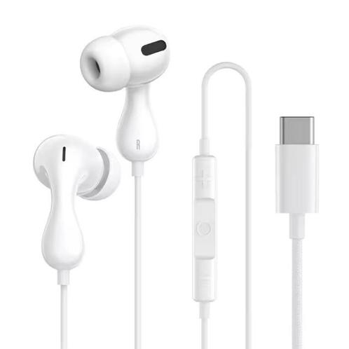HZ20 Oordopjes met Microfoon en Controls - USB-C Oortjes, Telecommunicatie, Mobiele telefoons | Toebehoren en Onderdelen, Nieuw