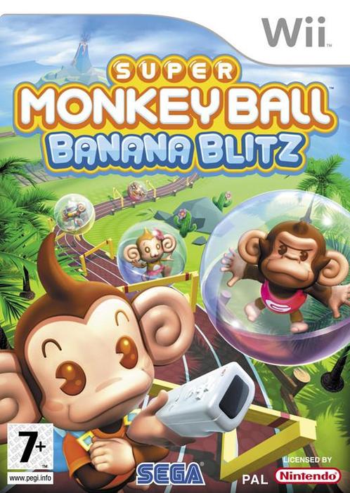 Super Monkey Ball Banana Blitz (Nintendo Wii), Spelcomputers en Games, Games | Nintendo Wii, Gebruikt, Vanaf 3 jaar, Verzenden