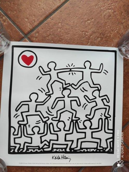 Keith Haring (after) - Keith Haring 1987 Untitled - Jaren, Antiek en Kunst, Kunst | Designobjecten