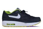 Nike Air Max 1 Black Denim Cyber • 40 41 44, Kleding | Heren, Schoenen, Ophalen of Verzenden, Nieuw, Nike, Sneakers of Gympen