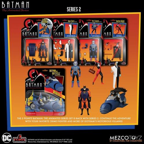 Batman: The Animated Series 2 5 Points Action Figures Deluxe, Verzamelen, Film en Tv, Nieuw, Ophalen of Verzenden