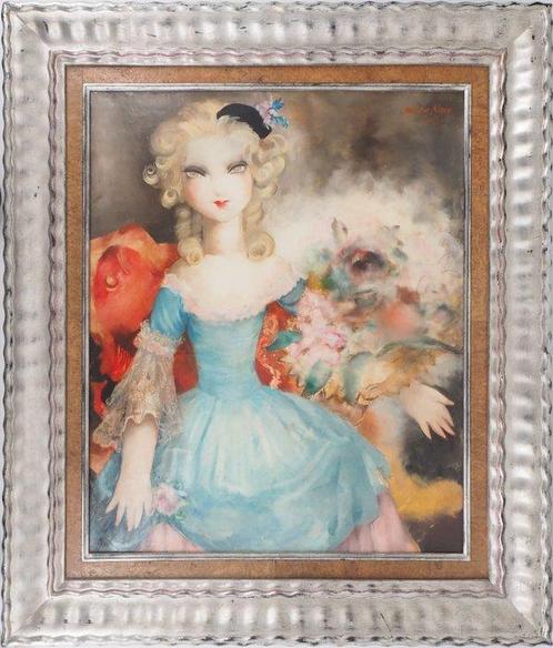 Micao Kono (1876-1954) - Doll: Tribute to Marie-Antoinette, Antiek en Kunst, Kunst | Schilderijen | Klassiek