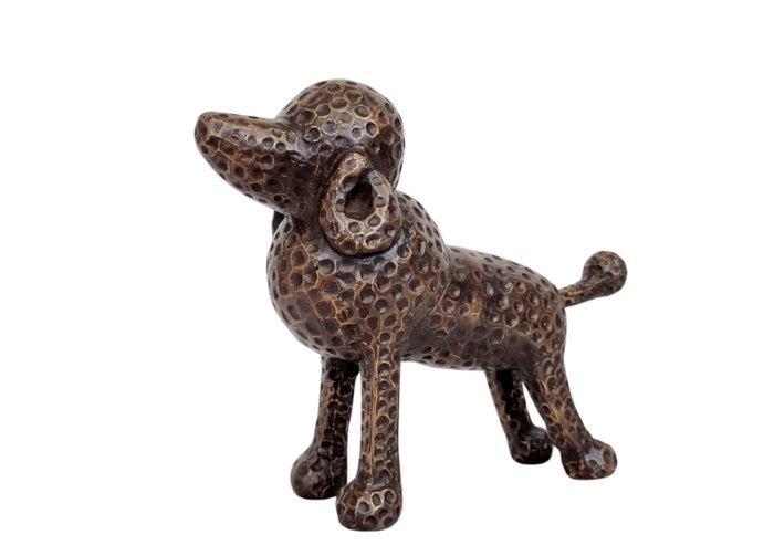 Beeldje - A cute Poodle - Brons, Antiek en Kunst, Curiosa en Brocante